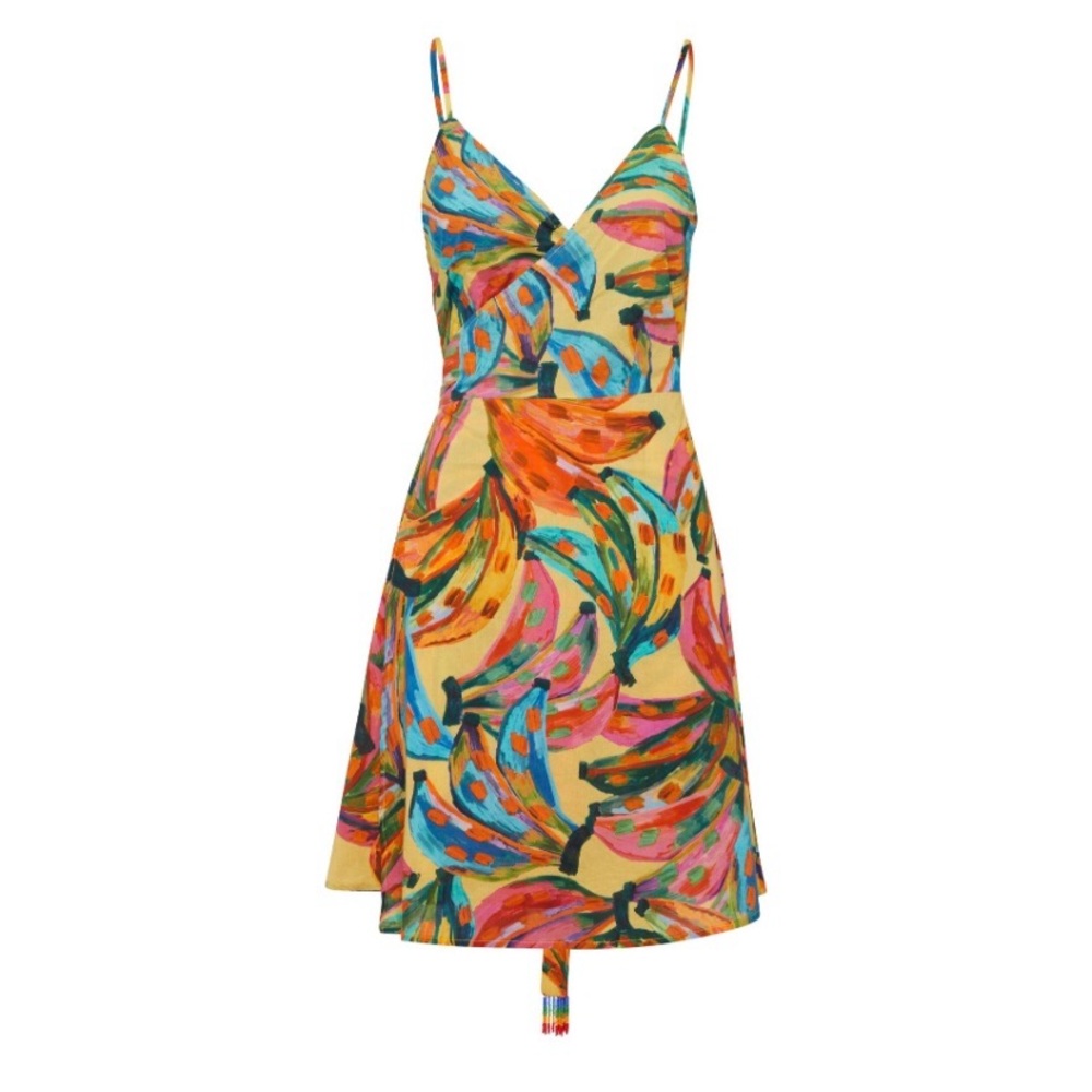NWT Farm Rio Colorful Bananas Cover-Up